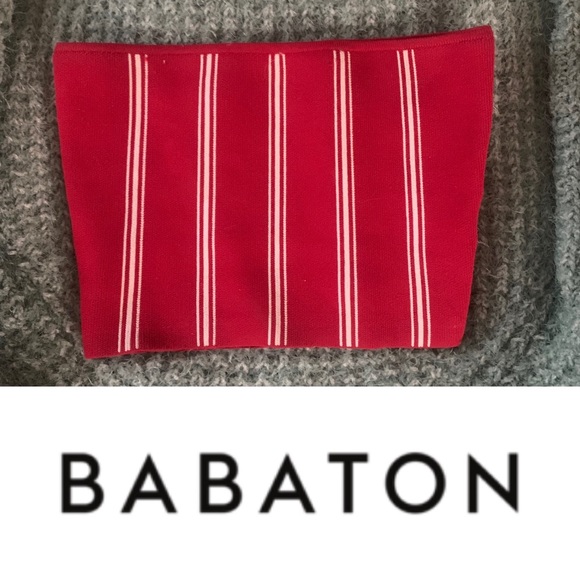 Babaton Sculpt Knit Cropped Tube Top - Picture 1 of 3